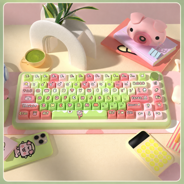 Piggy’s Cozy Thursday PBT Keycap Set