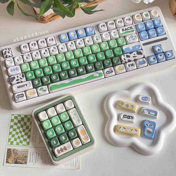 Summer Farm Theme Color Scheme Mechanical Keyboard Keycaps