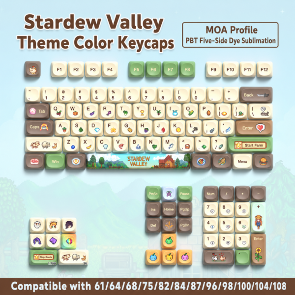 Stardew Valley Theme Keycaps
